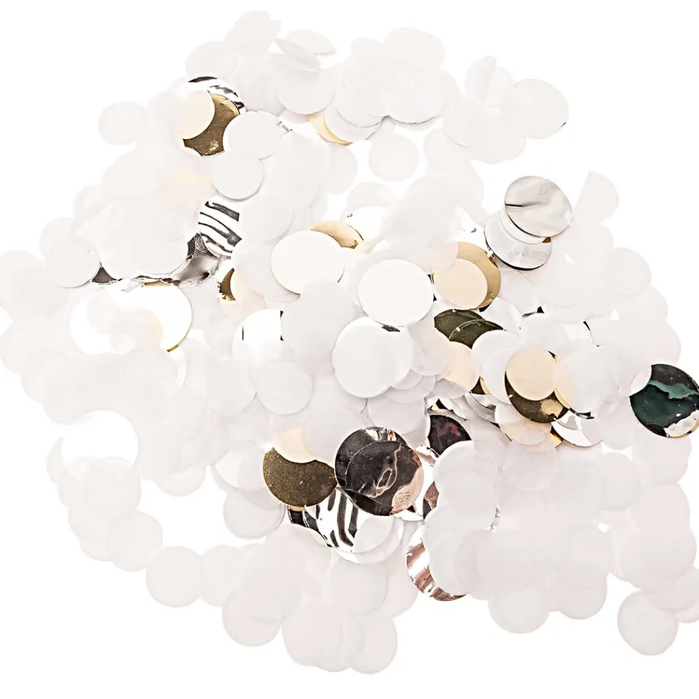 Rico Design - Canon popper Confettis blanc 8g - 175 x 45 x 45 mm Clearance
