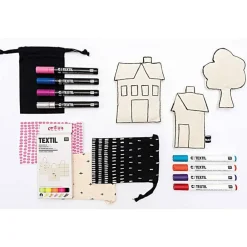 Rico Design - 5 feutres pour textiles basic Sale