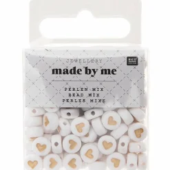 Rico Design Bijoux Et Perles | - 165 perles centre coeur 5 x 7 mm - doré