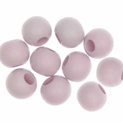 Rico Design Bijoux Et Perles | - 10 perles rondes - bois rose - 20 mm