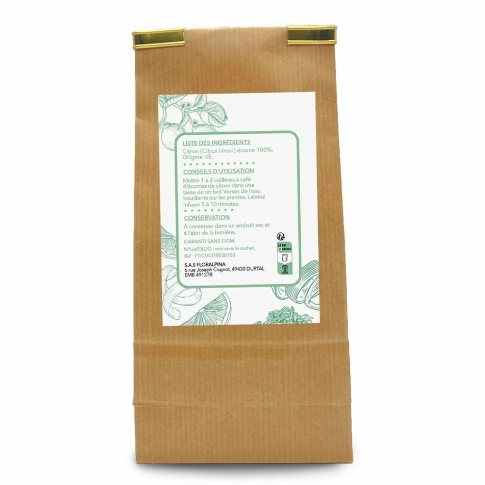 Rue Des Plantes - Citron écorce tisane 500 g Sale