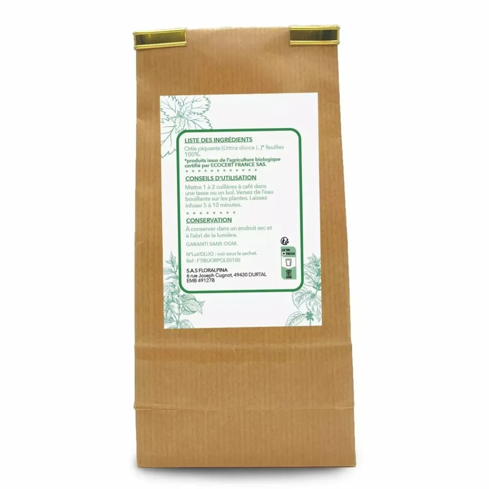 Rue Des Plantes Épicerie Gourmande | - Ortie piquante bio feuilles tisane 100 g