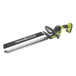 Ryobi Taille-Haies, Tronçonneuses Et Élagueuses | - - taille-haies linea 18v one+ - design en ligne - lames 50 cm - écartement 24 mm + batterie 2,0 ah & chargeur - ry18ht50a