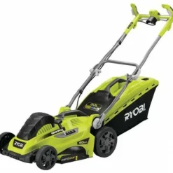 Ryobi Tondeuses | - Tondeuse a gazon - 1800 w - ø coupe 40 cm - ramassage et mulching - double poignée vertebrae™ - rlm18e40h