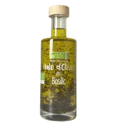 Savor & Sens - Huile d'olive au basilic bio - 200ml Online