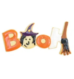 Scrapcooking Fête Et Anniversaire | - Découpoir à biscuits en inox booh halloween + stylo alimentaire noir