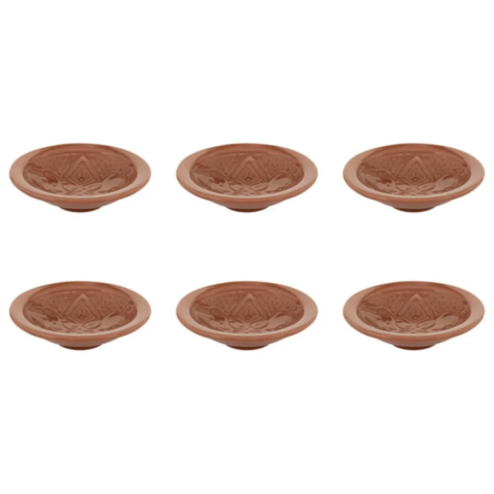 Secret De Gourmet - Lot de 6 coupelles "sienna" 15cm terracotta Sale