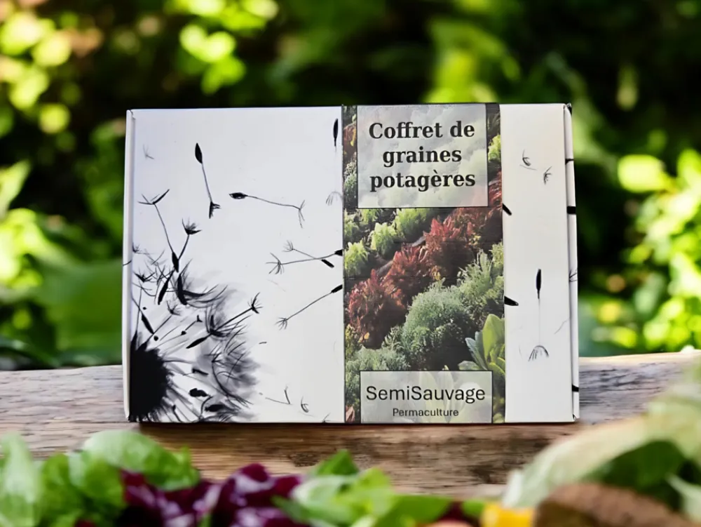 Semisauvage Permaculture Graines De Fleurs | - Coffret de graines - spécial salades -