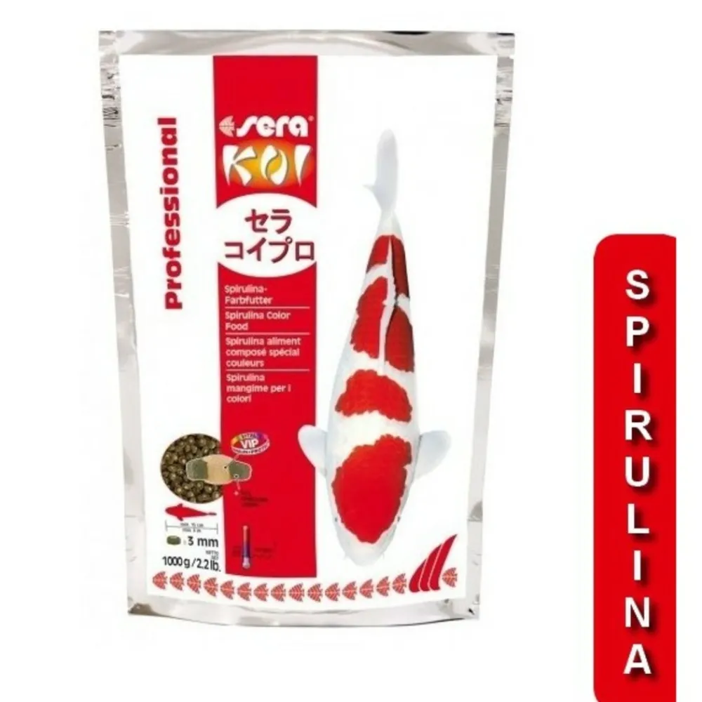 Sera - Spirulina 1 kg koi professional aliment composé spécial couleurs Discount