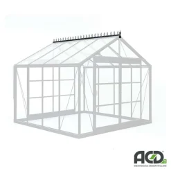 NA Abris De Jardin, Serres Et Rangements | SERRES ACD PRESTIGE - Décoration faîtière en aluminium laqué, longueur 5 vitres