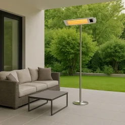 Sined Chauffage D’Extérieur | - Chauffage exterieur wifi 2000w 3 niveaux ip65 led app tuya
