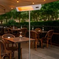 Sined Chauffage D’Extérieur | - Chauffage exterieur wifi 2000w 3 niveaux ip65 led app tuya