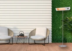 Sined Chauffage D’Extérieur | - Chauffage exterieur wifi 2000w 3 niveaux ip65 led app tuya