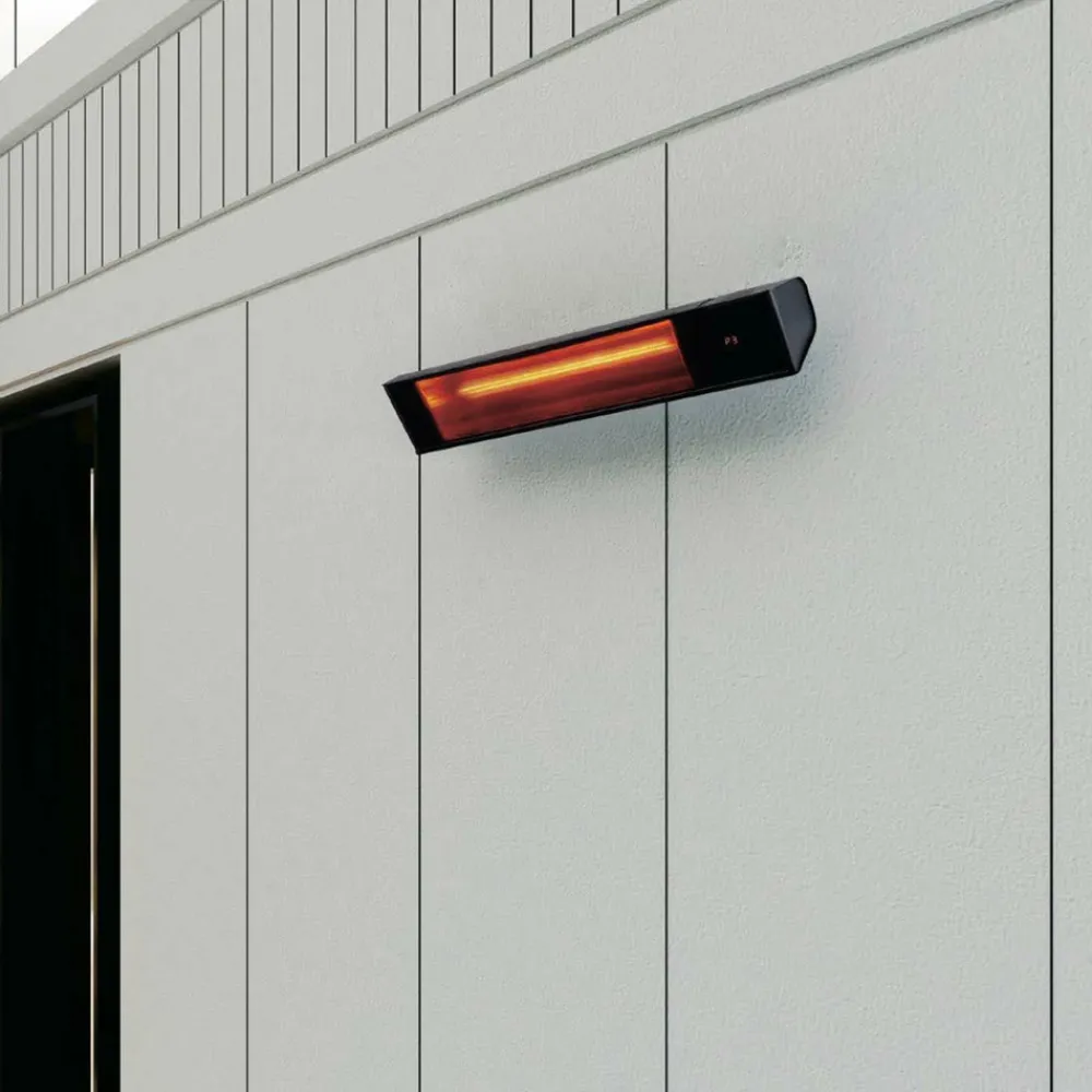 Sined - Chauffage infrarouge cristal noir caldo vetro nero 2000 Sale