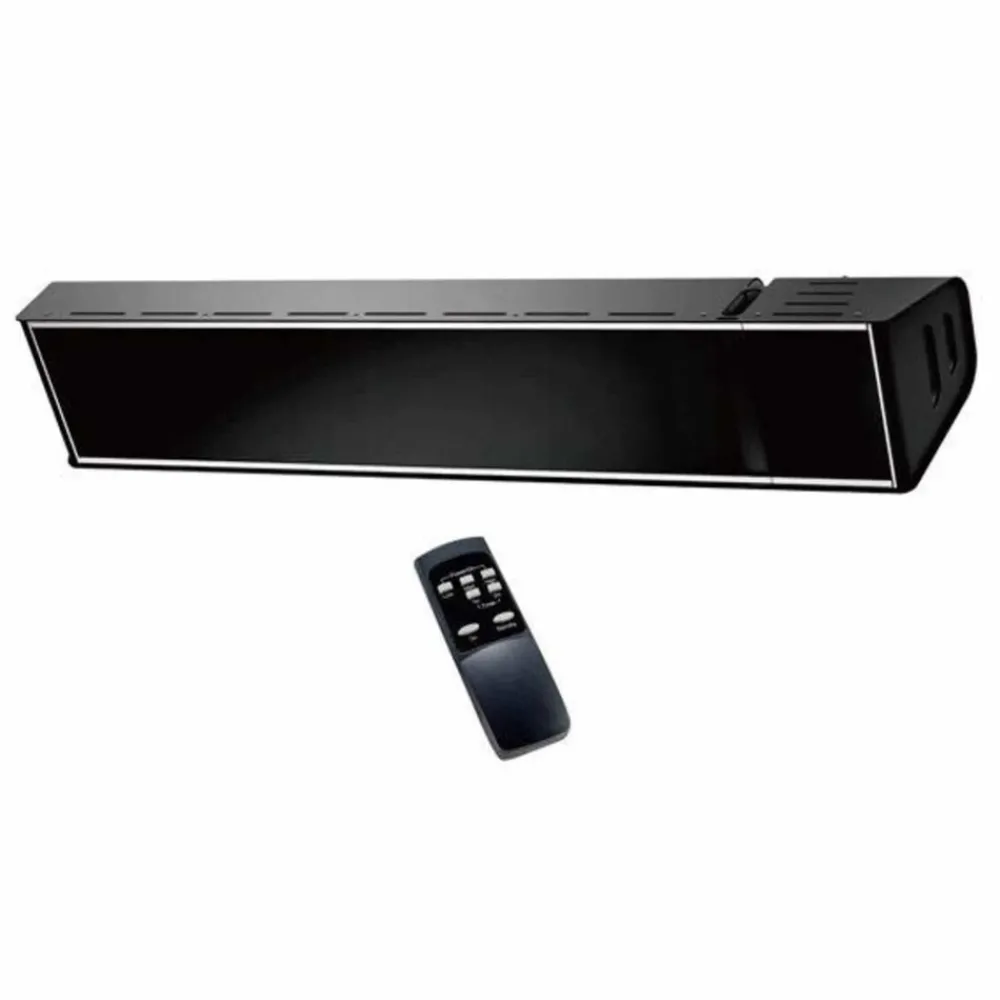Sined - Chauffage infrarouge cristal noir caldo vetro nero 2000 Sale