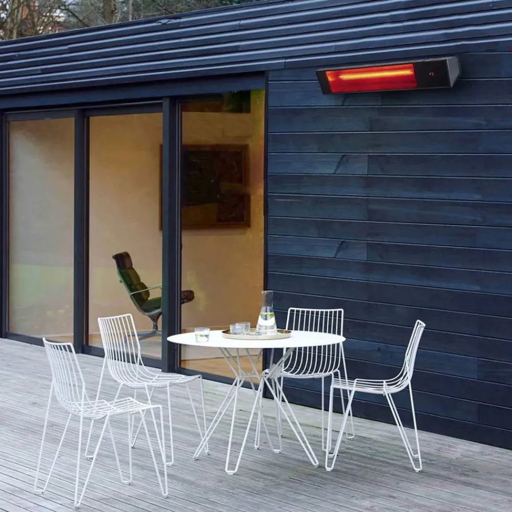 Sined - Chauffage infrarouge cristal noir caldo vetro nero 2000 Sale