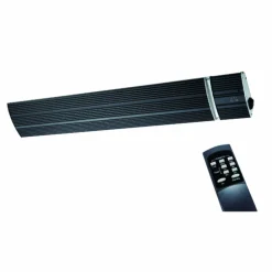 Sined Chauffage D’Extérieur | - Chauffage mural infrarouge wifi 2400w black heat 2400 wifi