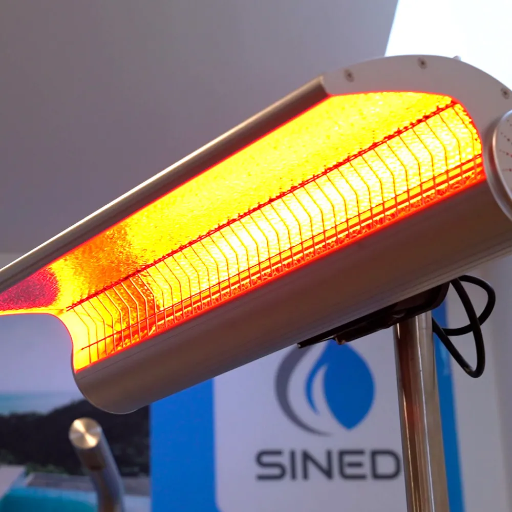 Sined - Chauffage reflecteur 2000w infrared wall heater 2000 Discount