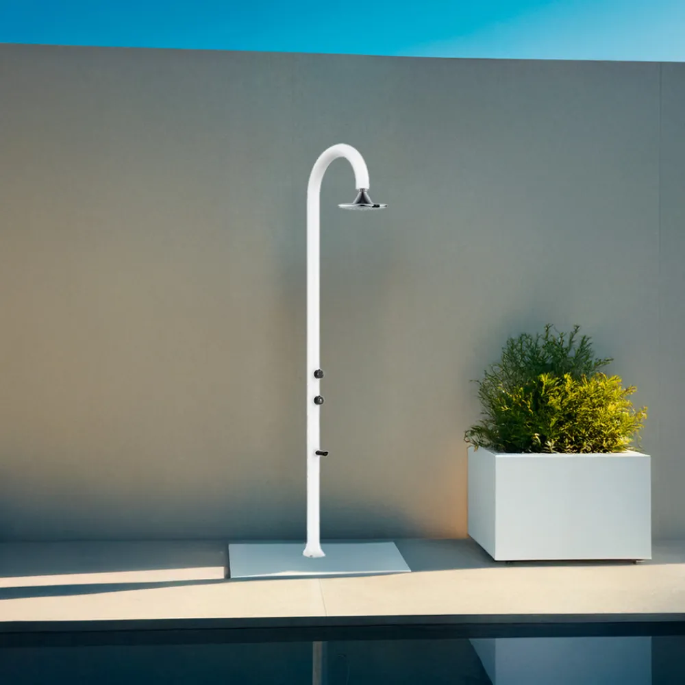 Sined - Douche en alu avec led 3 jets et capteur eau chaude et froide Clearance