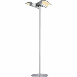 Sined Chauffage D’Extérieur | - Lampadaire avec double chauffage stufa infrarossi terra 4000