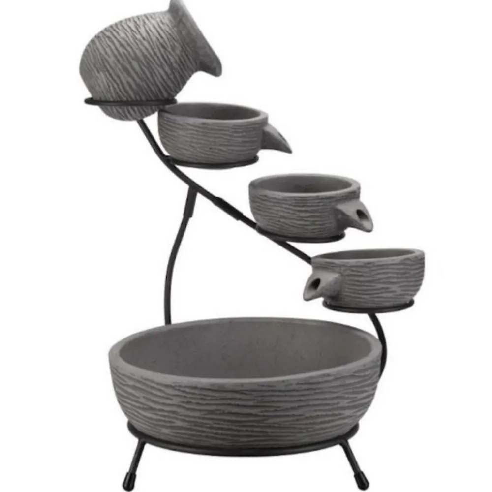Smart Garden - Fontaine solaire cascade céramique poseidon Sale