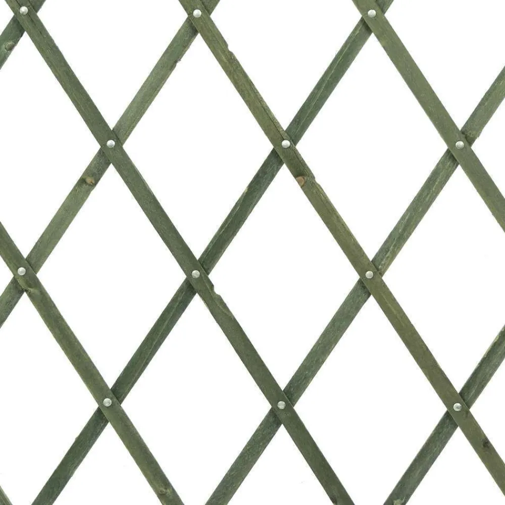 Smart Garden Brise-Vues, Bordures Et Dallages | - Treillis extensible en bois , vert - l.90 x H.180 cm