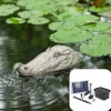 Solairepratique - Fontaine solaire crocodile 600 l/h maxi Discount