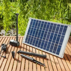 Solairepratique - Kit pompe solaire bassin watersplash 1350l-20w Clearance