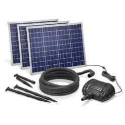 Solairepratique - Kit pompe solaire cascade fontaine gros débit premium 5000l-150w Sale
