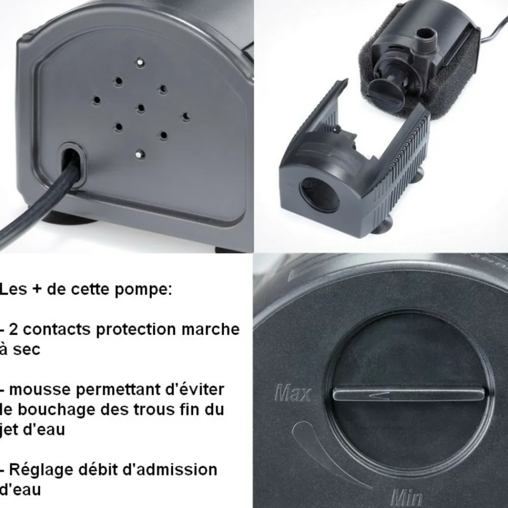 Solairepratique - Kit pompe solaire bassin fountain pro 875l-25w New