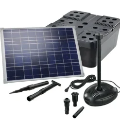 Solairepratique - Kit pompe solaire bassin avec filtre premium 1700l-50w Best