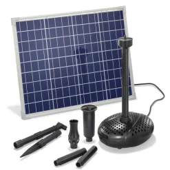 Solairepratique - Kit pompe solaire bassin super fountain 2500l-50w Hot