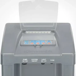 Solairepratique Bassins Et Fontaines | - Kit pompe solaire bassin fontaine cascade pro batt 2600l-100w avec batterie