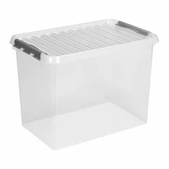Sunware Décoration Créative | - Boîte de rangement en plastique q-line 72 litres