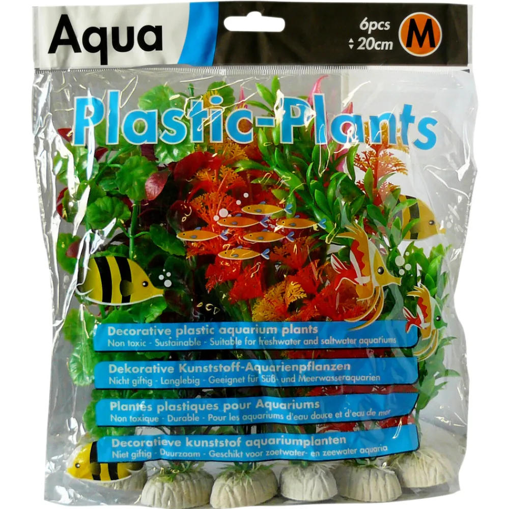 Superfish Plantes Et Décoration | - Plantes plastiques pour aquariums 6 pièces - 20cm M