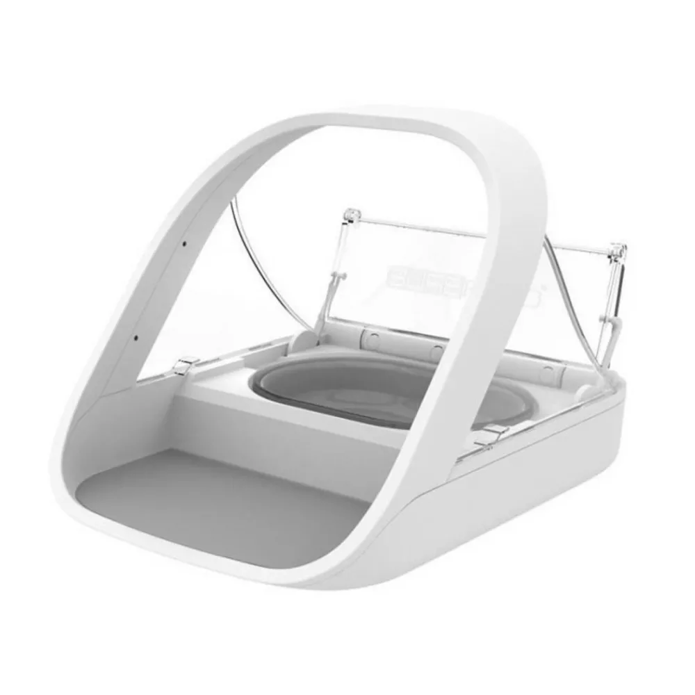 Aucune Surefeed distributeur de nourriture a puce electronique blanc pour chat et chien - pour croquettes ou alimentation humide New