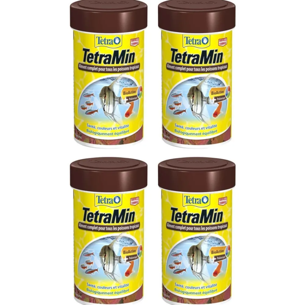 Tetra Alimentation | - Aliment complet pour poissons tropicaux min (lot de 4)