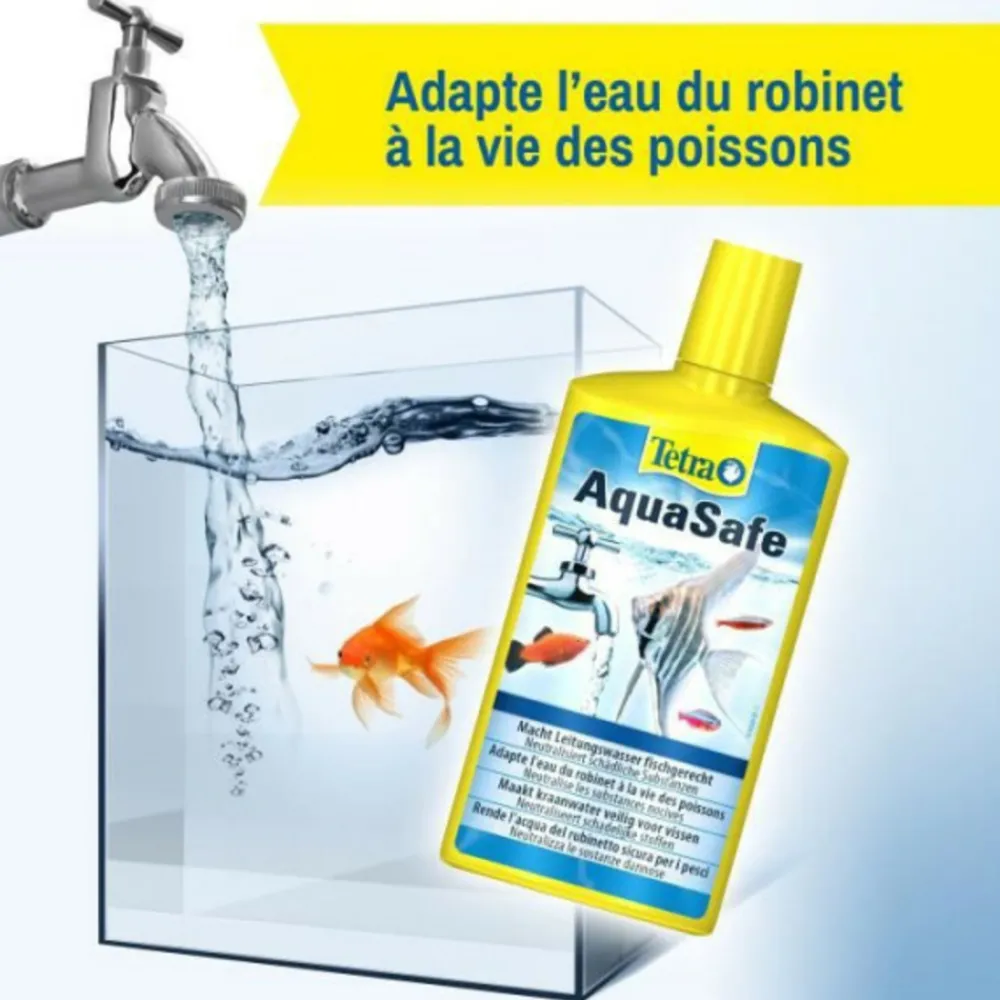 Tetra - Aquasafe 500 ml - pour aquarium Sale