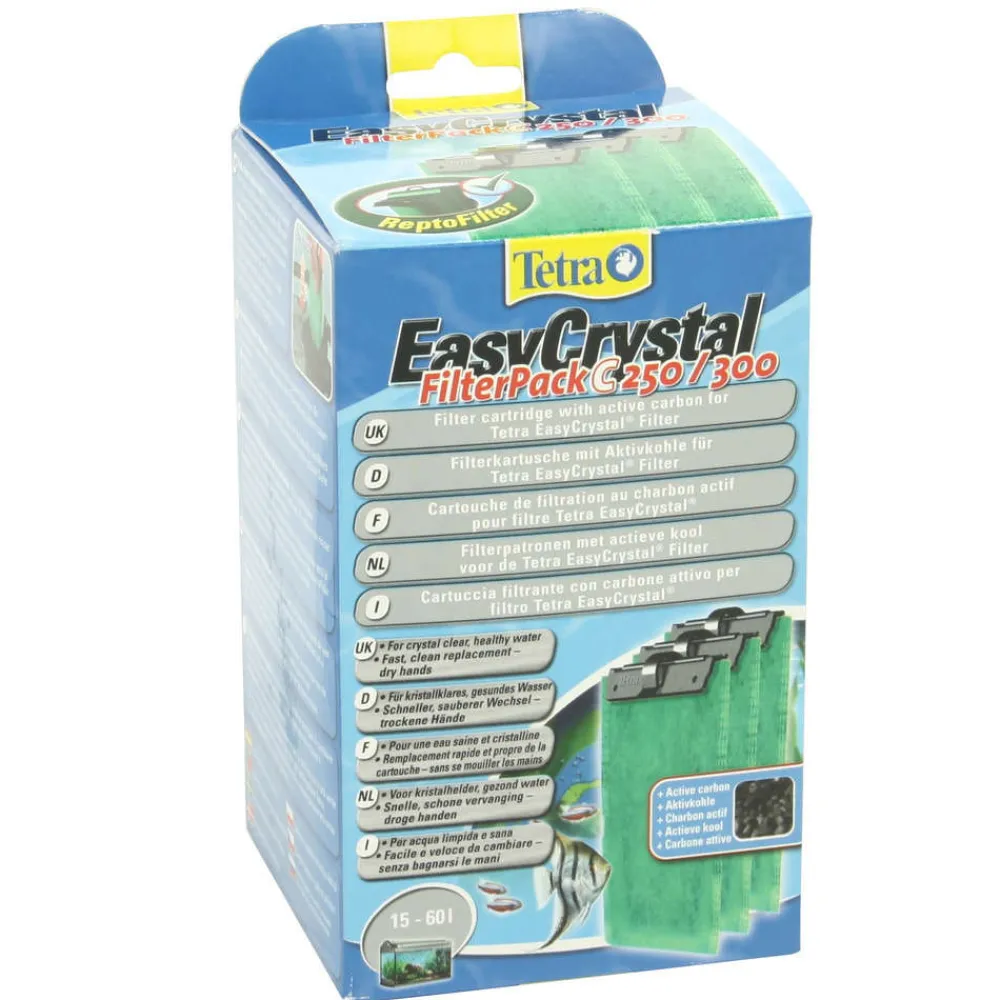 Tetra - Cartouches de filtration charbon actif pour filtre Easy Crystal Clearance