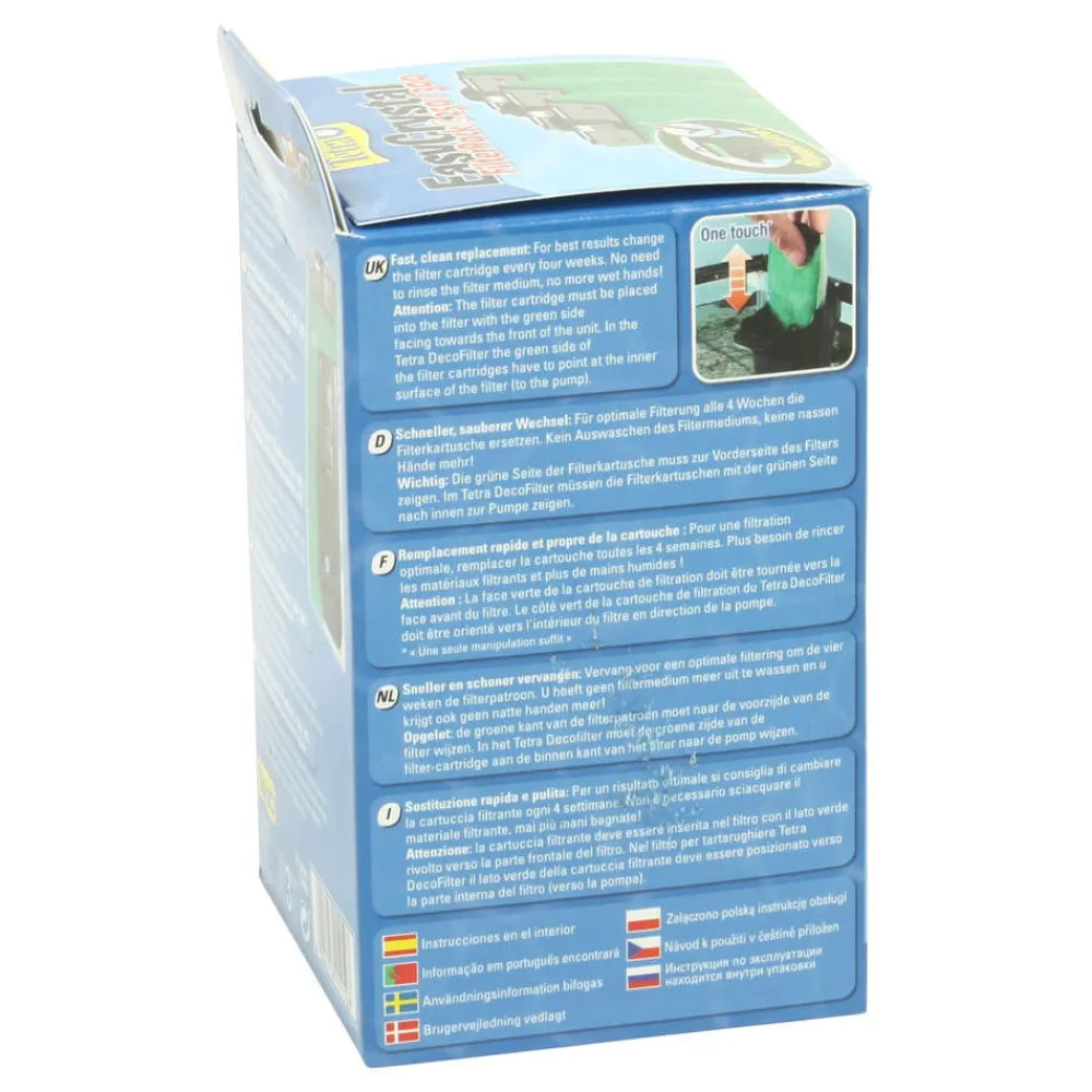 Tetra - Cartouches de filtration charbon actif pour filtre Easy Crystal Clearance