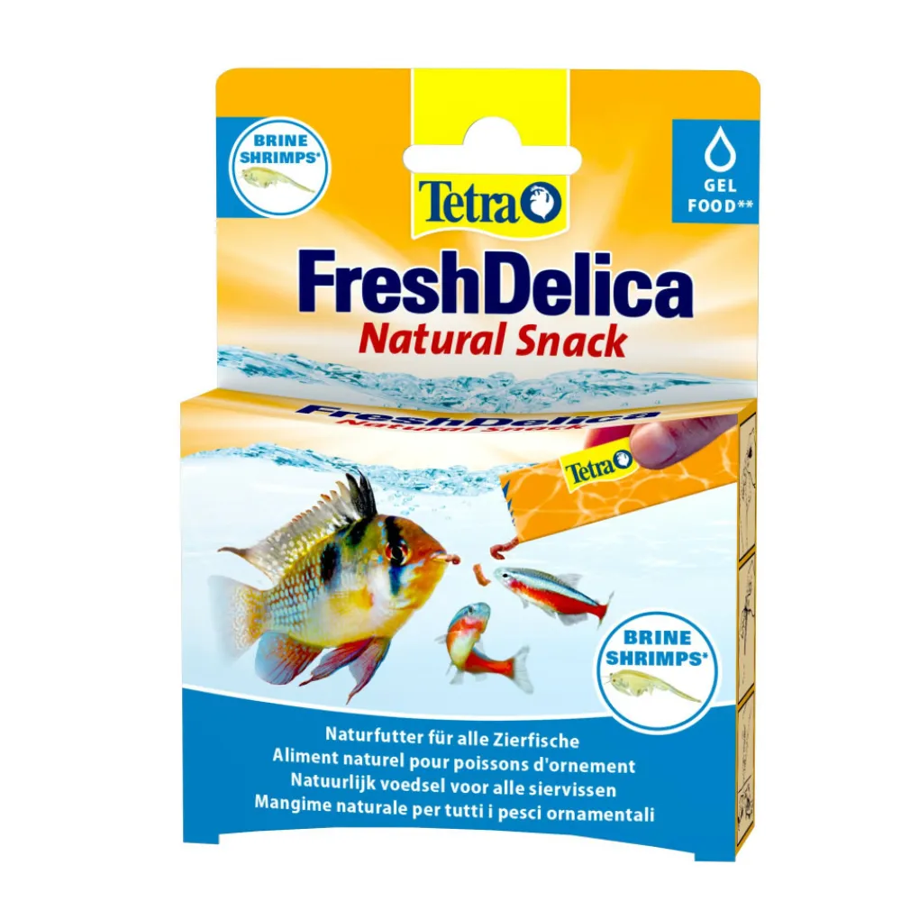 Tetra Alimentation | - Friandises artemias "brine shrimps" en gel 16 sticks de 3 g fresh delica no