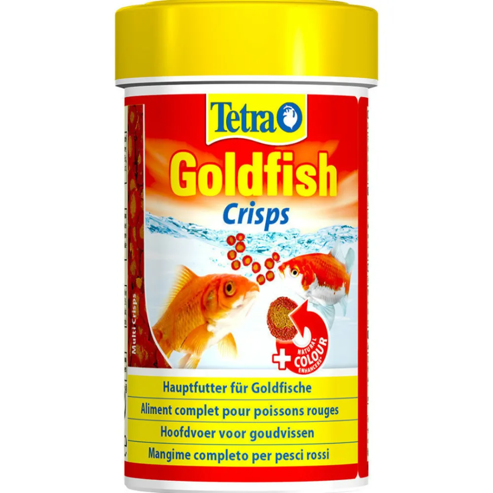 Tetra Alimentation | - Goldfish crisps 20g - 100ml aliment complet pour les poissons rouge