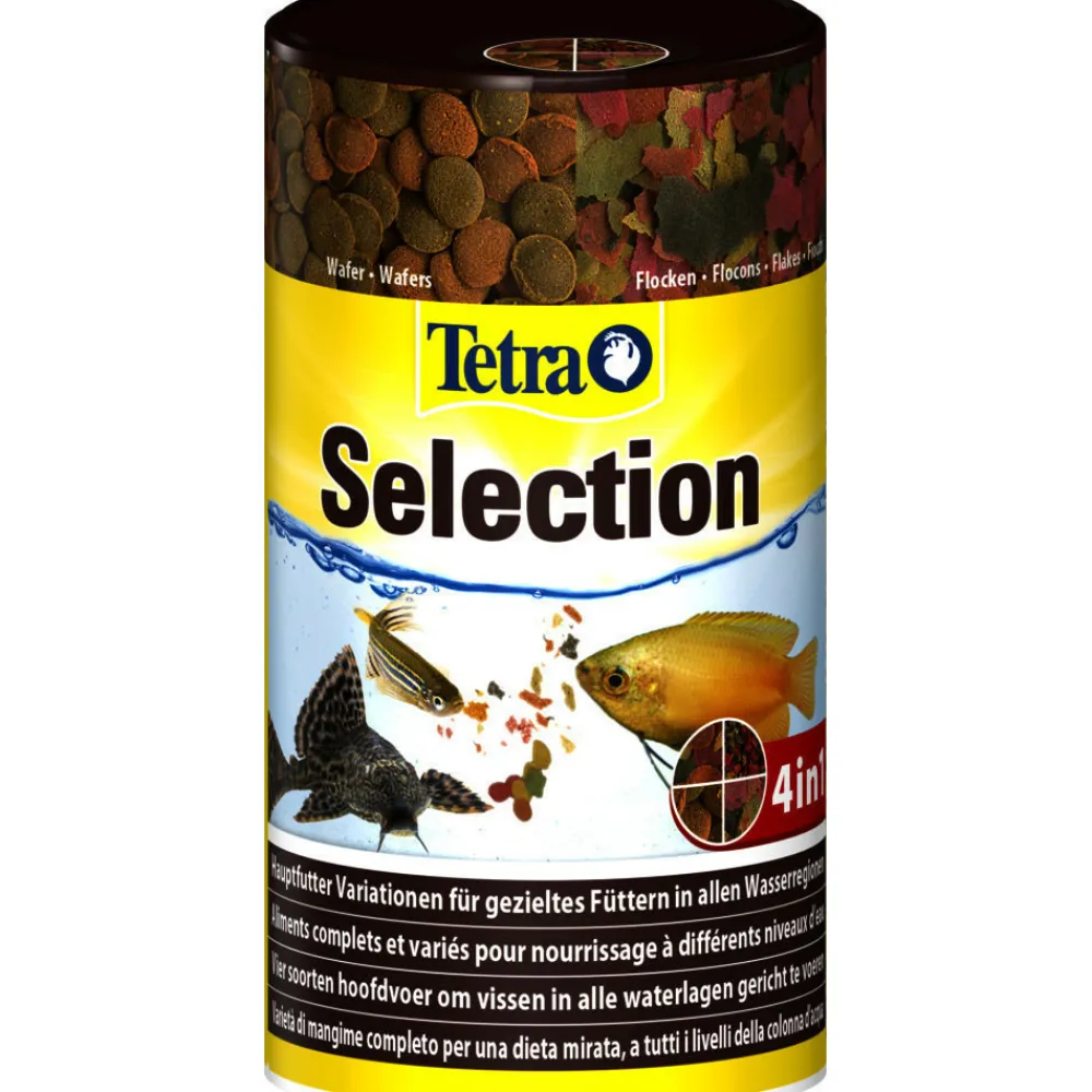 Tetra Alimentation | - Menu selection 4 aliment complet pour poissons tropicaux 95g/250ml