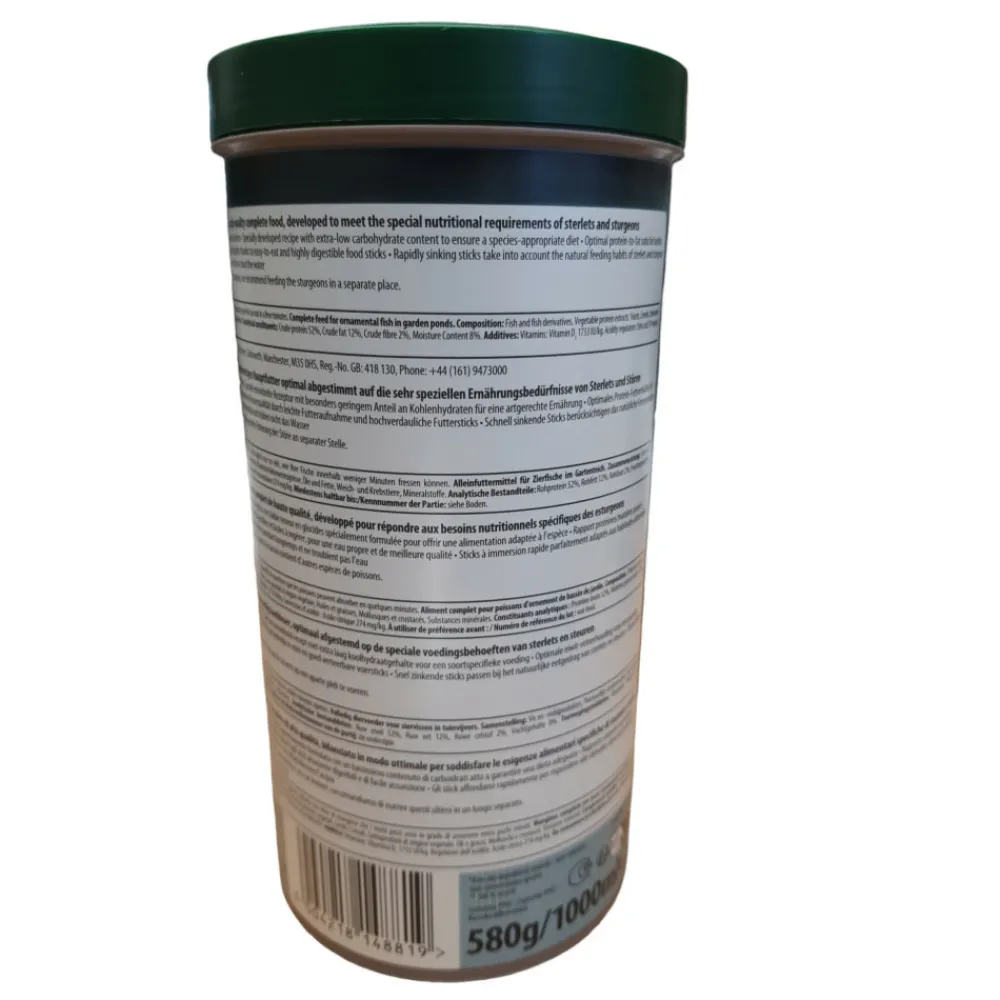 Tetra Alimentation | - Sterlet sticks 1 litre - 580 g nourritures pour esturgeons