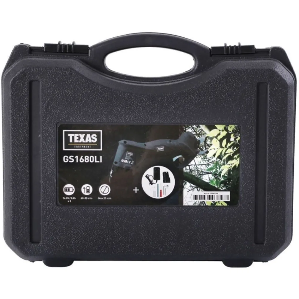 Texas - Sécateur sans fil pack 2 batteries outils gs1680li