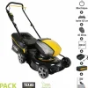Texas Tondeuses | - Tondeuse à gazon à batterie 40v incluse coupe 42cm razor 4200 li