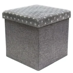 The Concept Factory - Coffre rangement pouf tissu Clearance