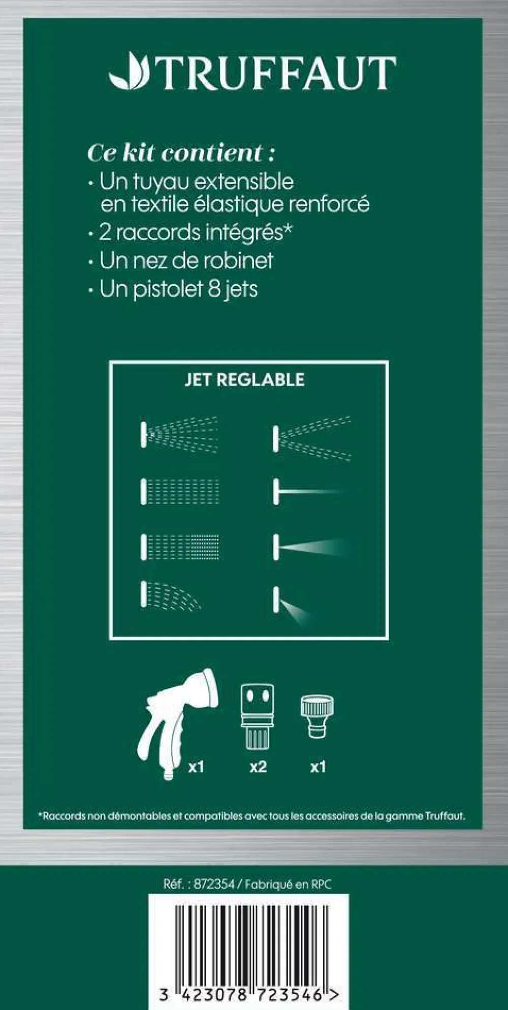 Truffaut - Tuyau d'arrosage extensible 15m
