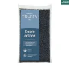 Truffy - Sable coloré pour aquarium d'eau douce bleu/noir 12Kg Outlet