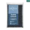 Truffy - Sable coloré pour aquarium d'eau douce bleu/noir 1Kg Outlet